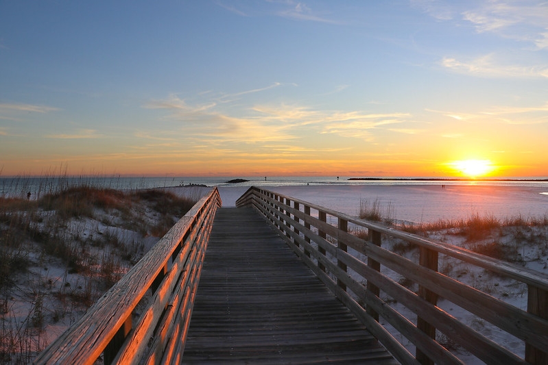 Kayaking the backwaters of Gulf Shores in autumn