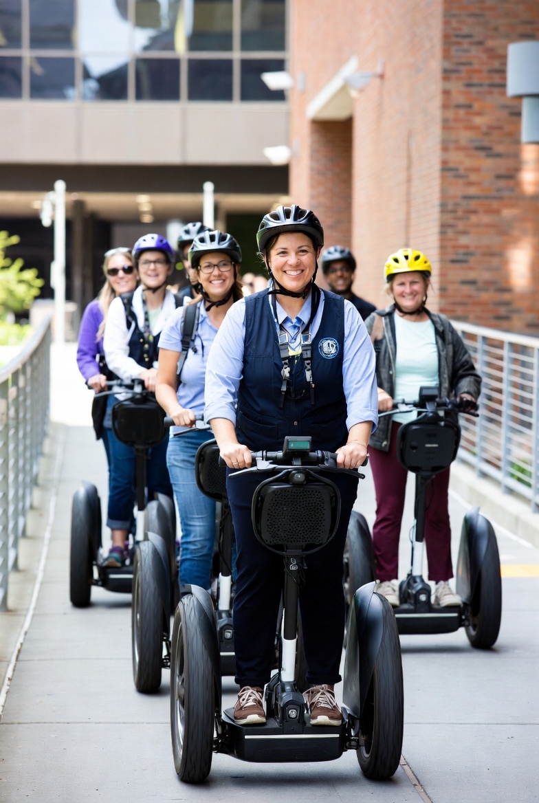 Guests riding on a Segway tour in Gulf Shores