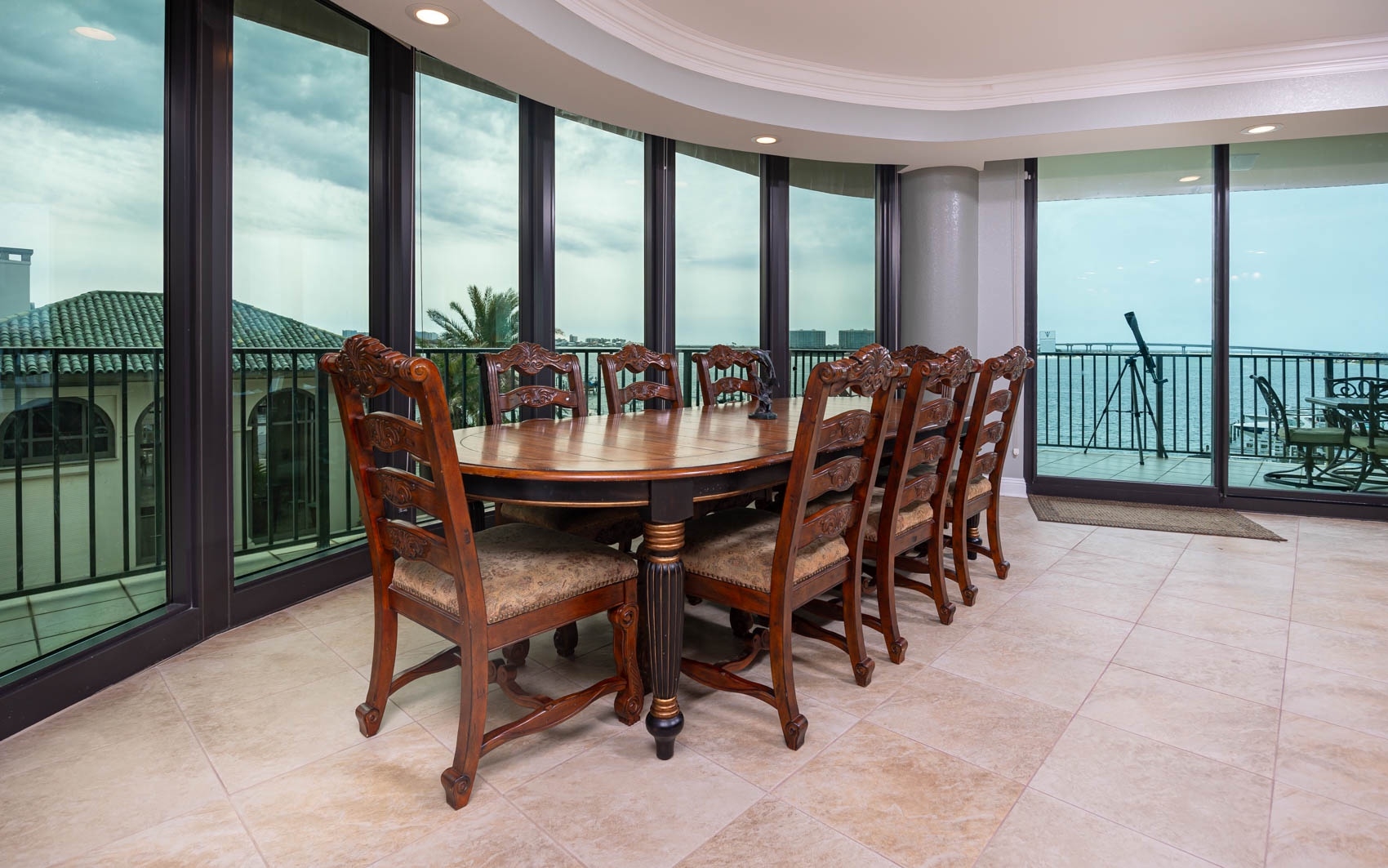 Living area at Phoenix Orange Beach Unit 1906