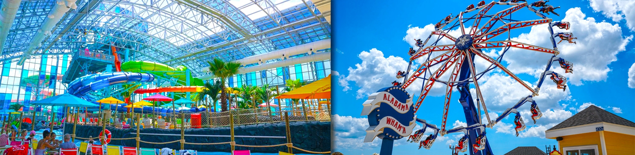 Tropic Falls waterpark and amusement rides