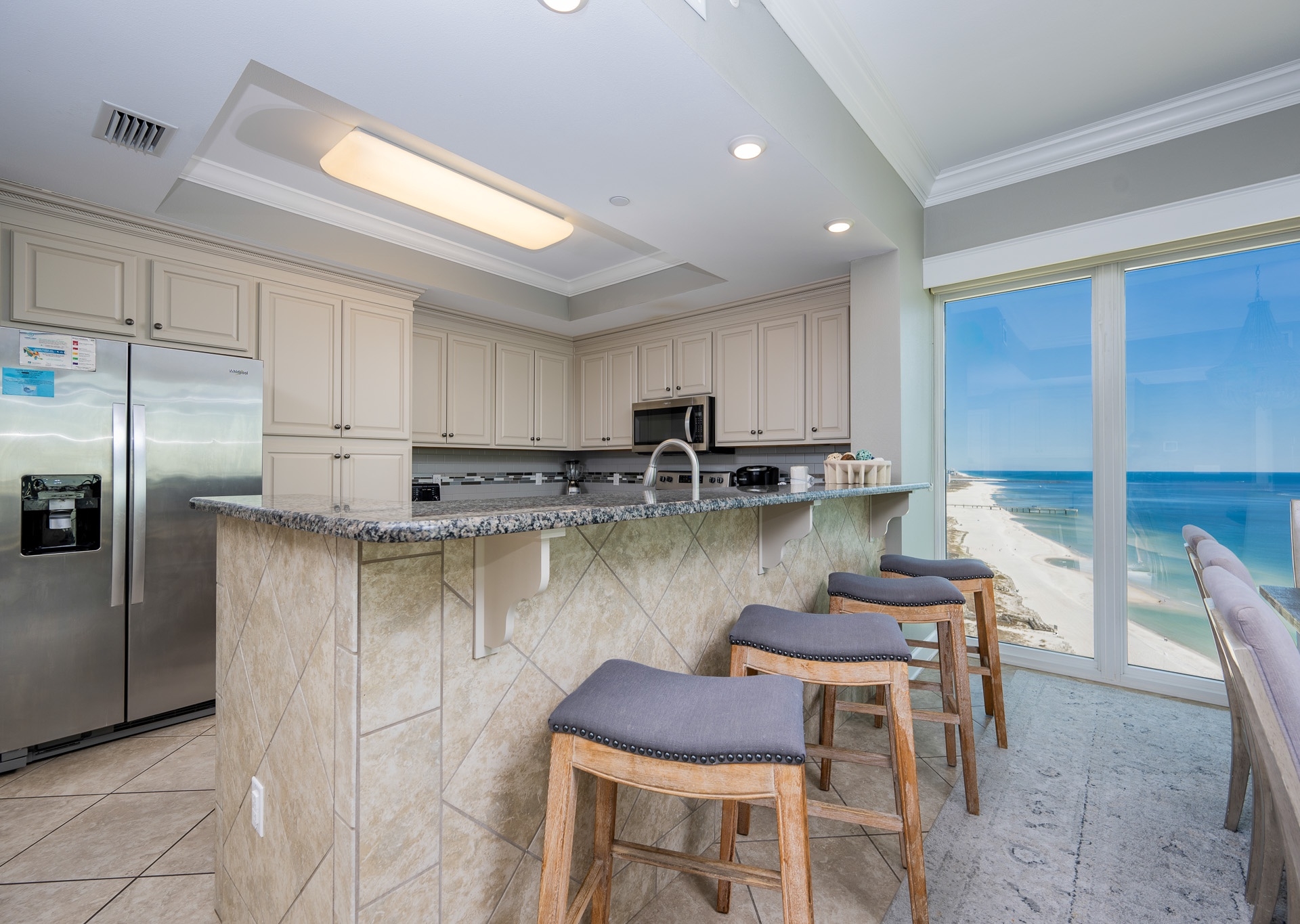 Private balcony view at Phoenix Orange Beach Unit 1906