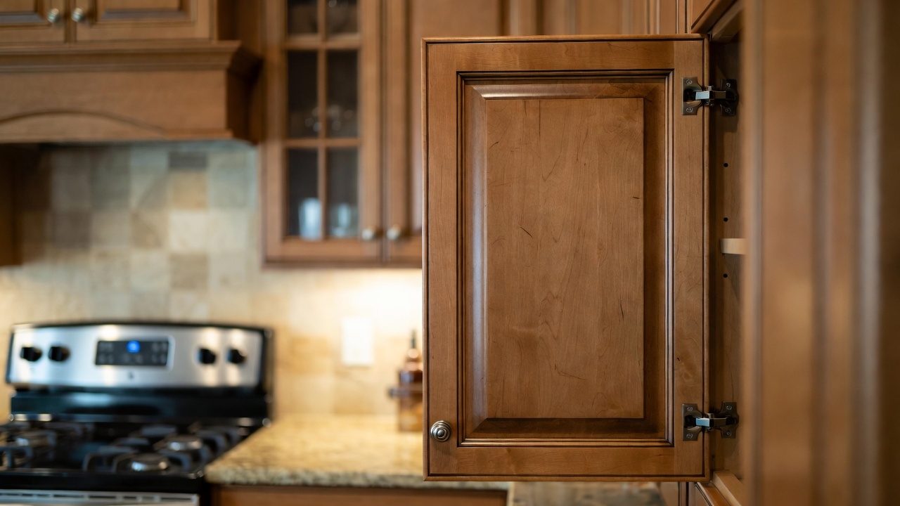 Cabinet refinish by AC Construction & More