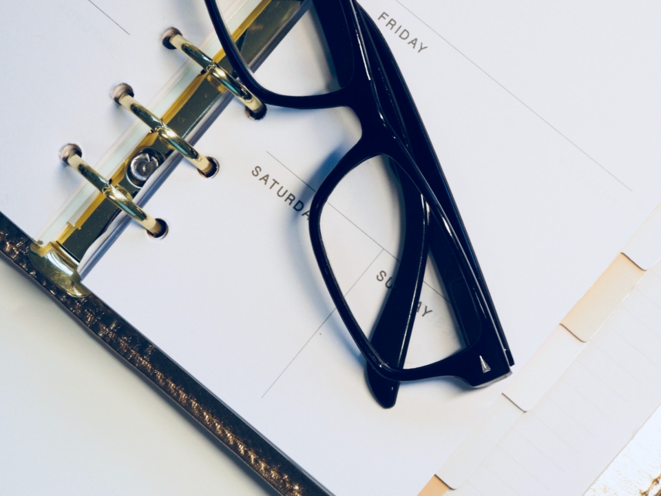 Travel calendar and planning materials