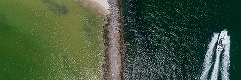 off shore fishing aerial