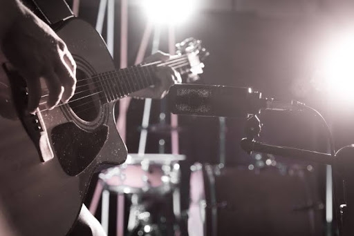 Musician on stage